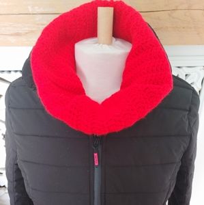 NWT Soft Set Headband Scarf Women Candy Apple R…